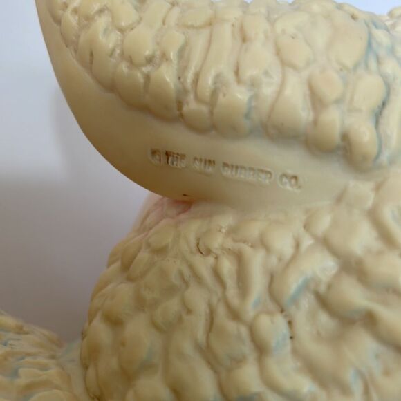 VINTAGE 60s THE‎ SUN RUBBER COMPANY TOY LAMB - Picture 7 of 8